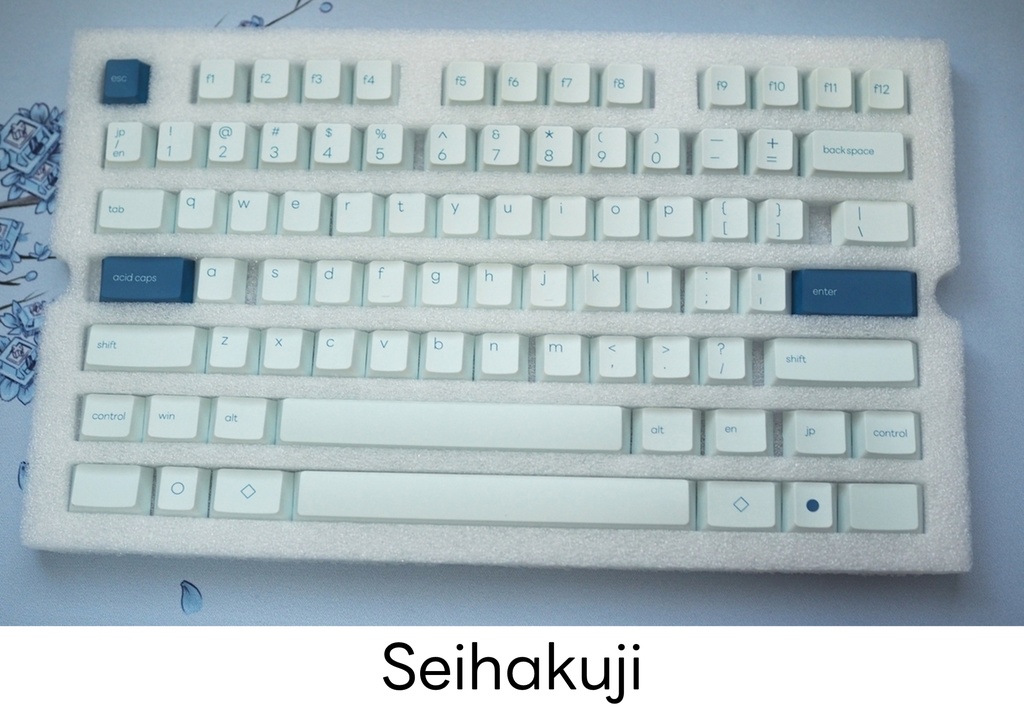 日本語・英語配列両対応キーキャップ「Acid Caps ”Collection”」