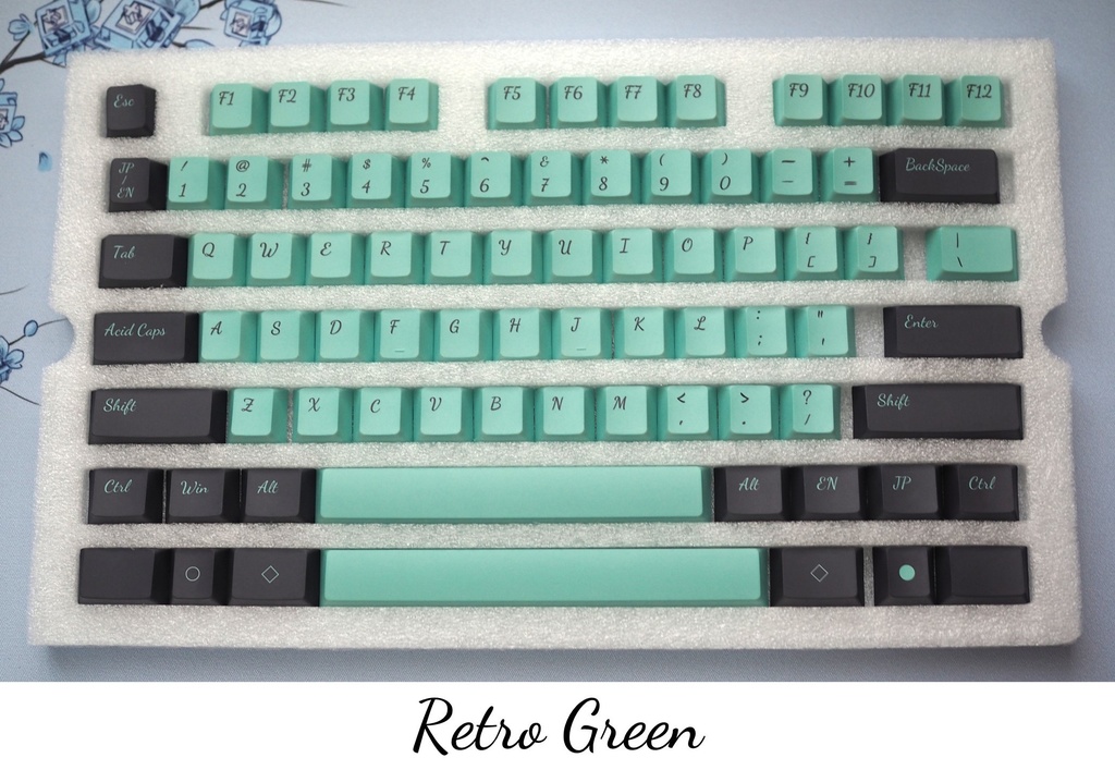 日本語・英語配列両対応キーキャップ「Acid Caps ”Collection”」