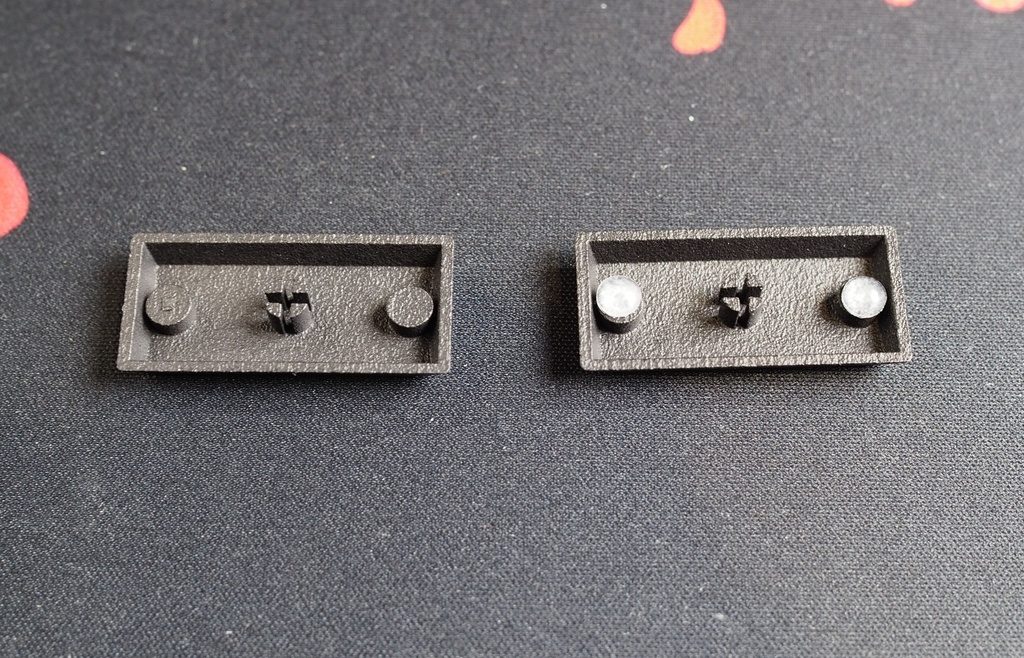 3Dプリンタ製コンベックスキーキャップセット(XVXロープロファイル風)