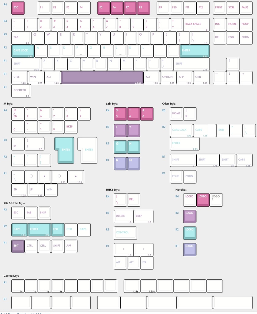 「Acid Caps “Premium”」Light Aurora