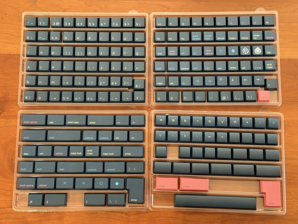 「Acid Caps “LowProfile”」solarized dark