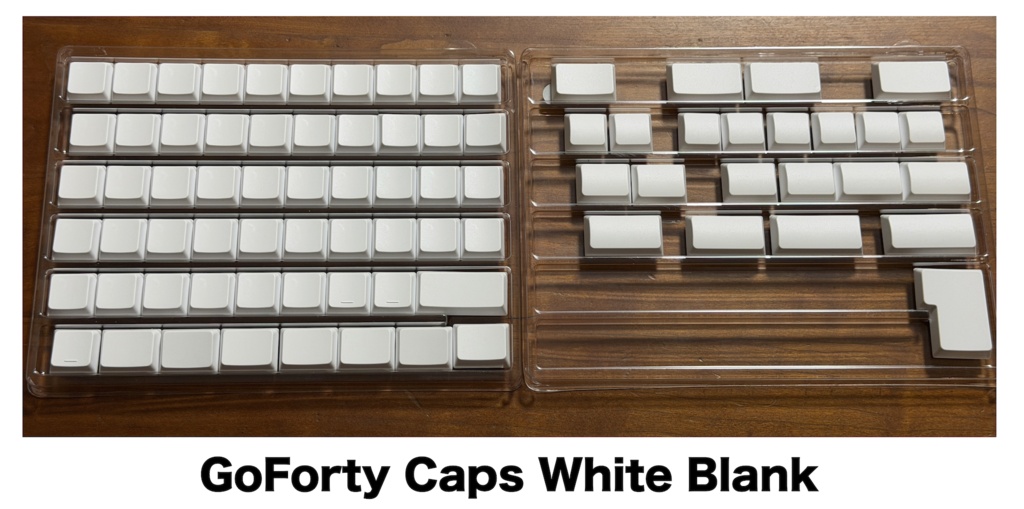 40%キーボード用キーキャップ「GoFortyCaps」
