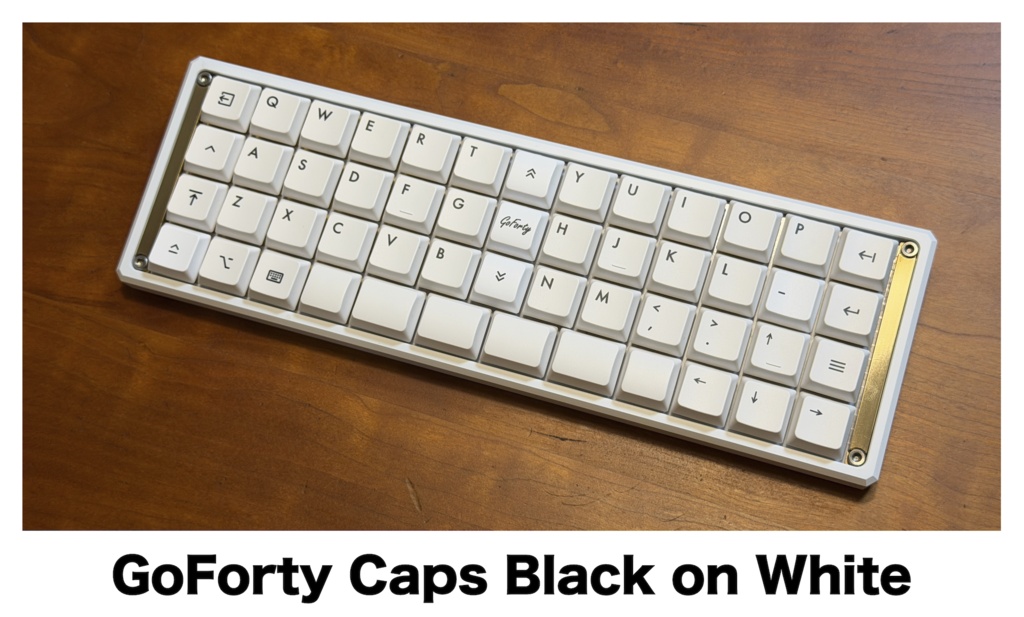 40%キーボード用キーキャップ「GoFortyCaps」