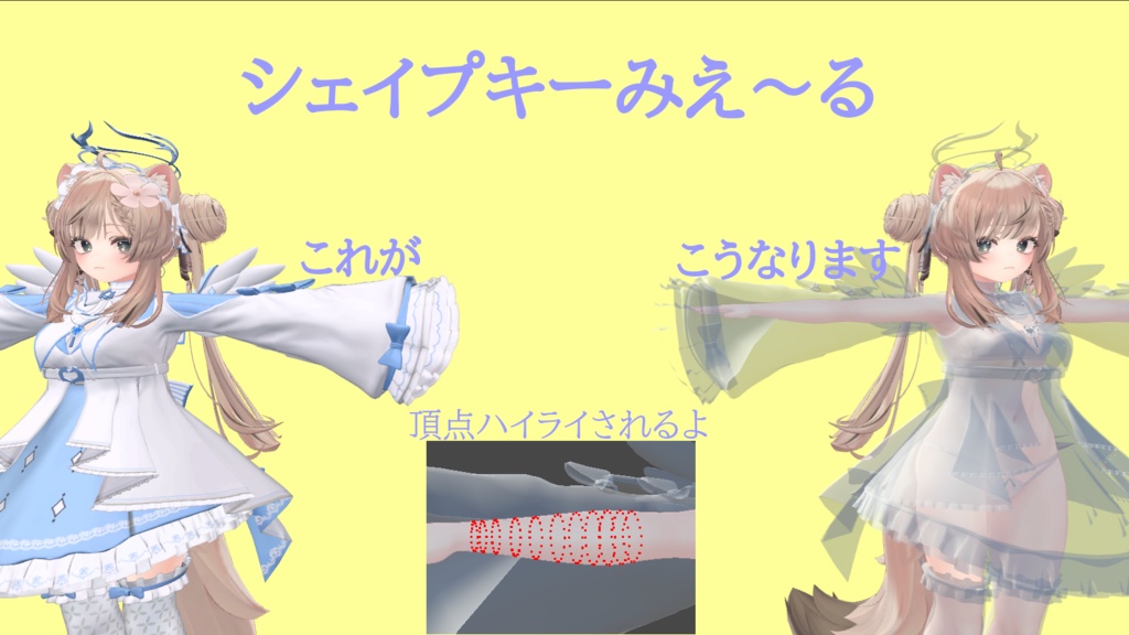 【支援ツール】シェイプキーみえ～る