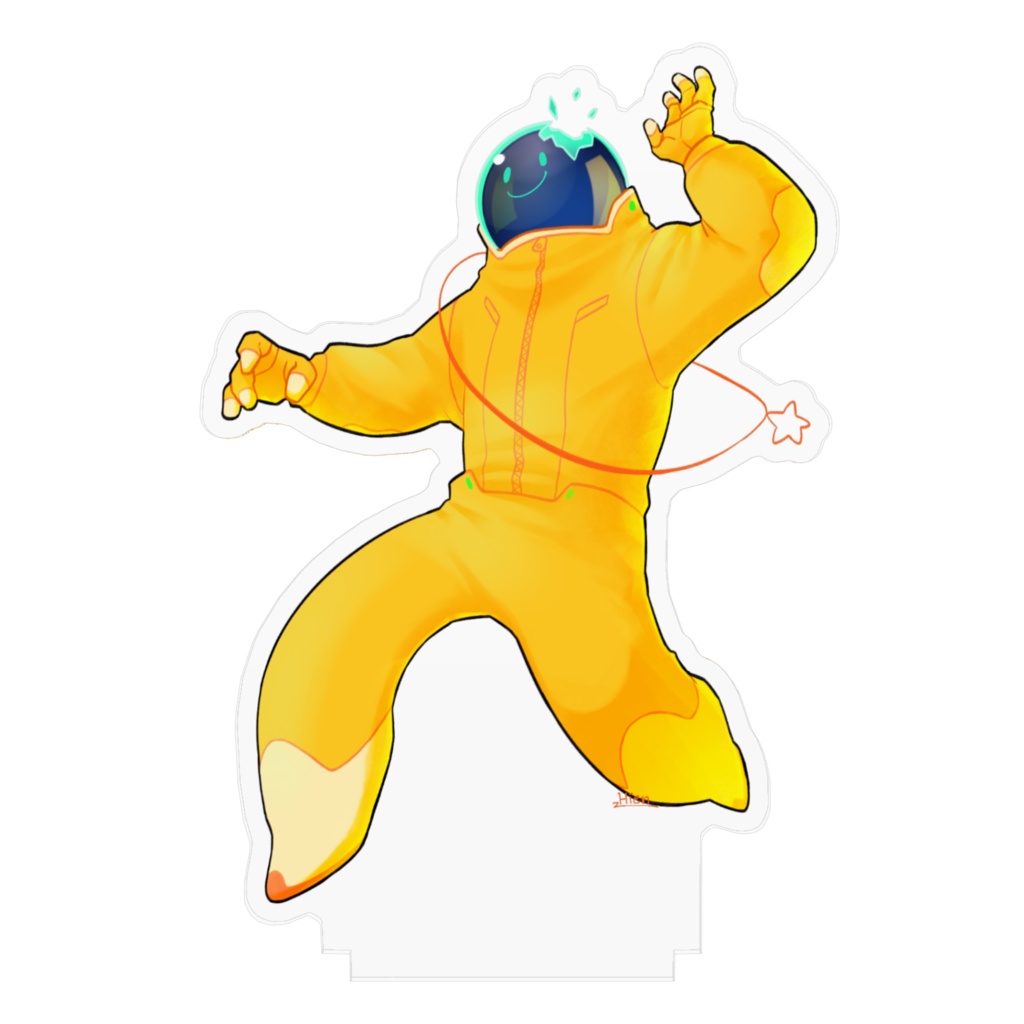 ヘルメット割れパイロット君