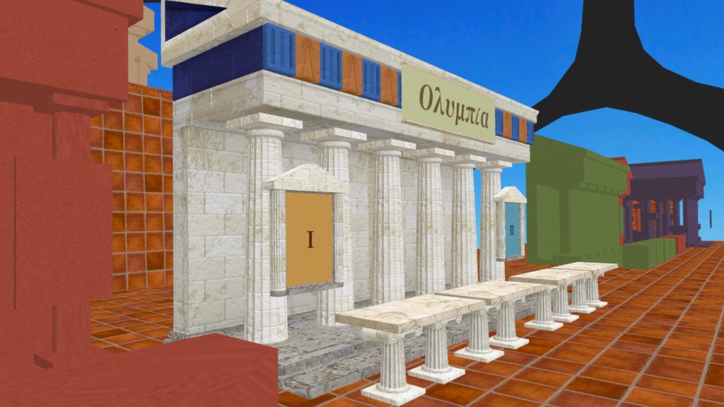 オリンピア サンプルブース【バーチャル展示会向けテンプレートブース】