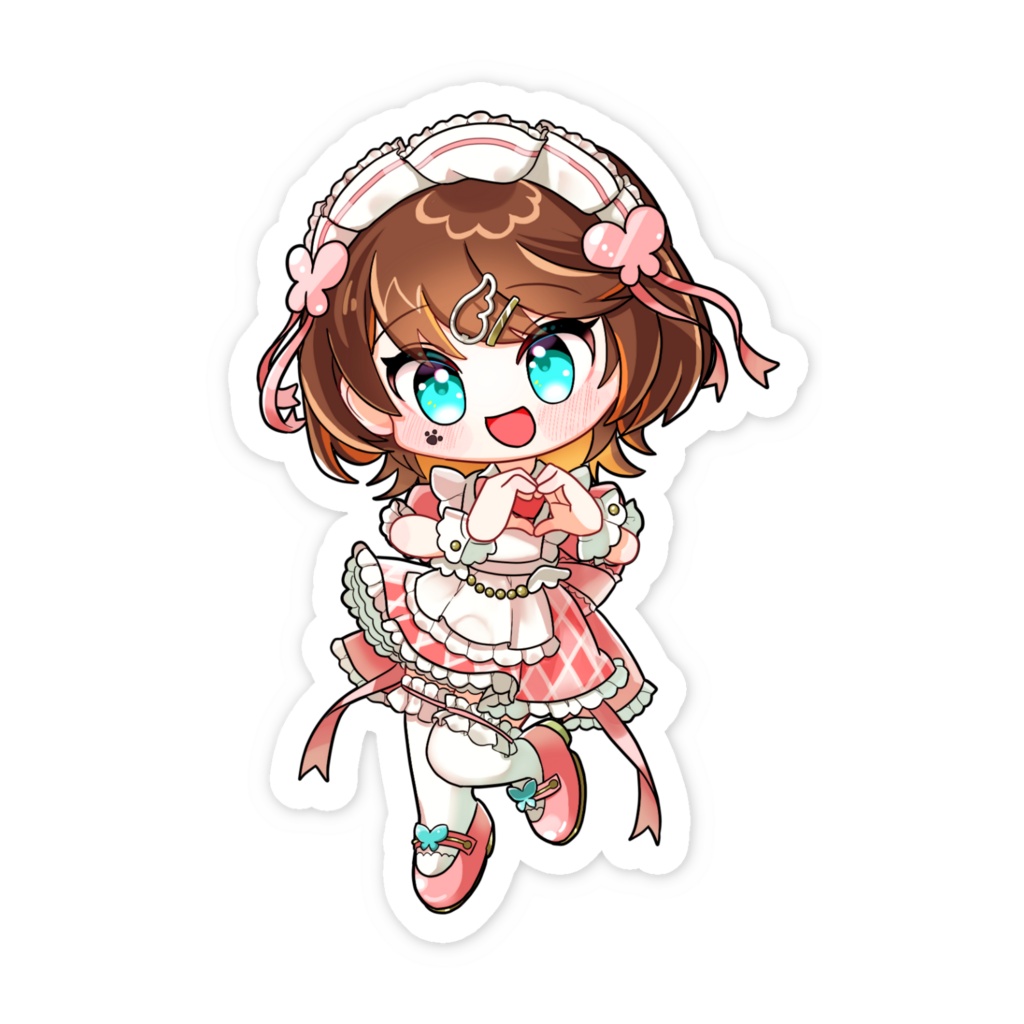 メイドテフのステッカー☆