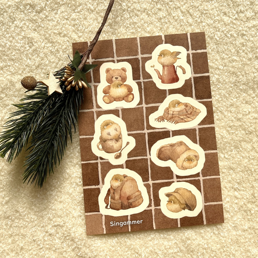 めじろちゃんシール