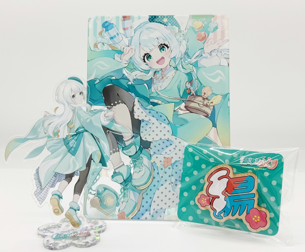 直筆サイン入り！B6サイズアクリルプレート - ゆらの湯 売店コーナー