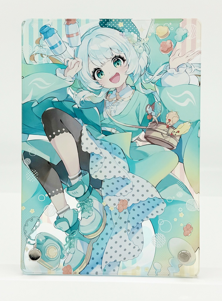 直筆サイン入り！B6サイズアクリルプレート