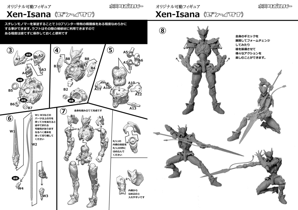 オリジナル可動フィギュア 『Xen-Isana(ゼン・イサナ)』