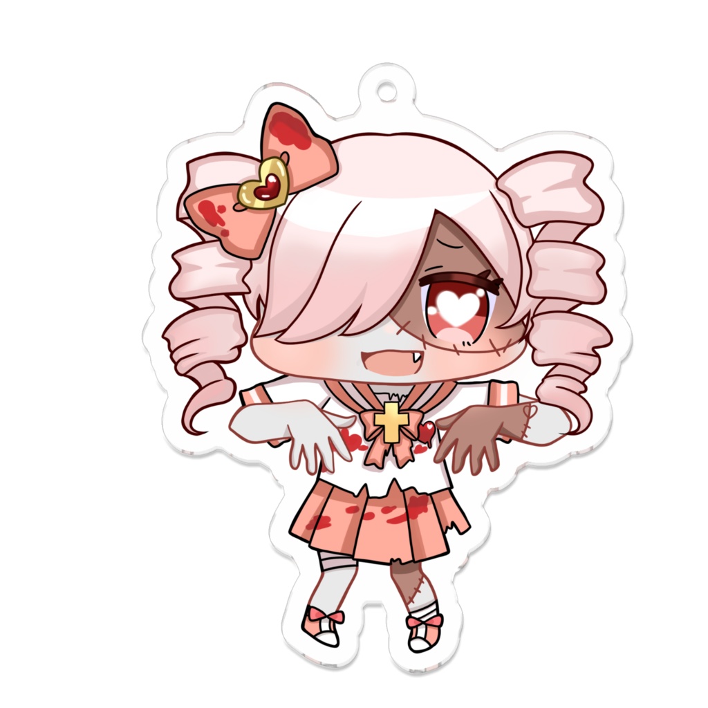 ゾンビJKアクリルキーホルダー