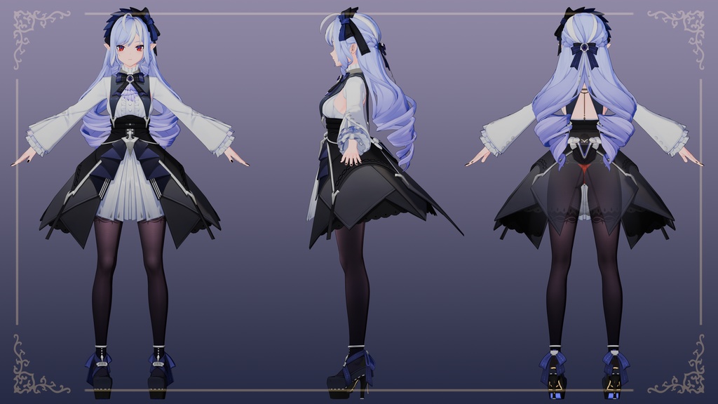 3Dモデル「Vivian」Ver1.0