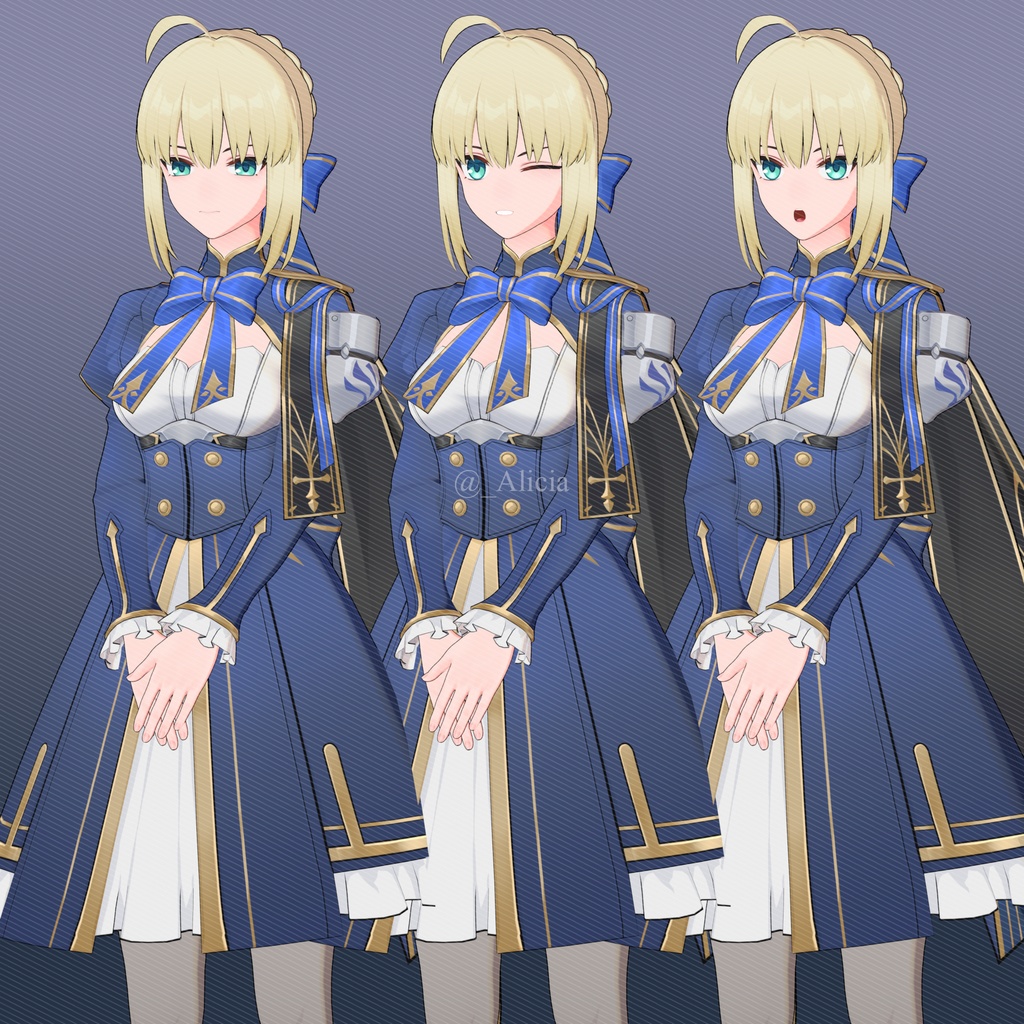 3Dモデル「Saber」Ver1.0