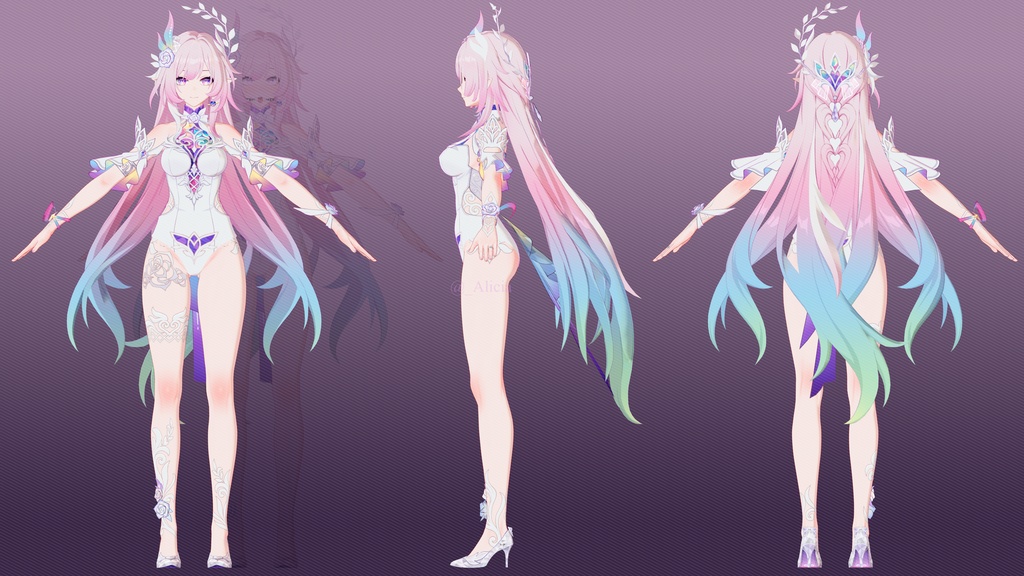 3Dモデル「Cyrene」Ver1.0