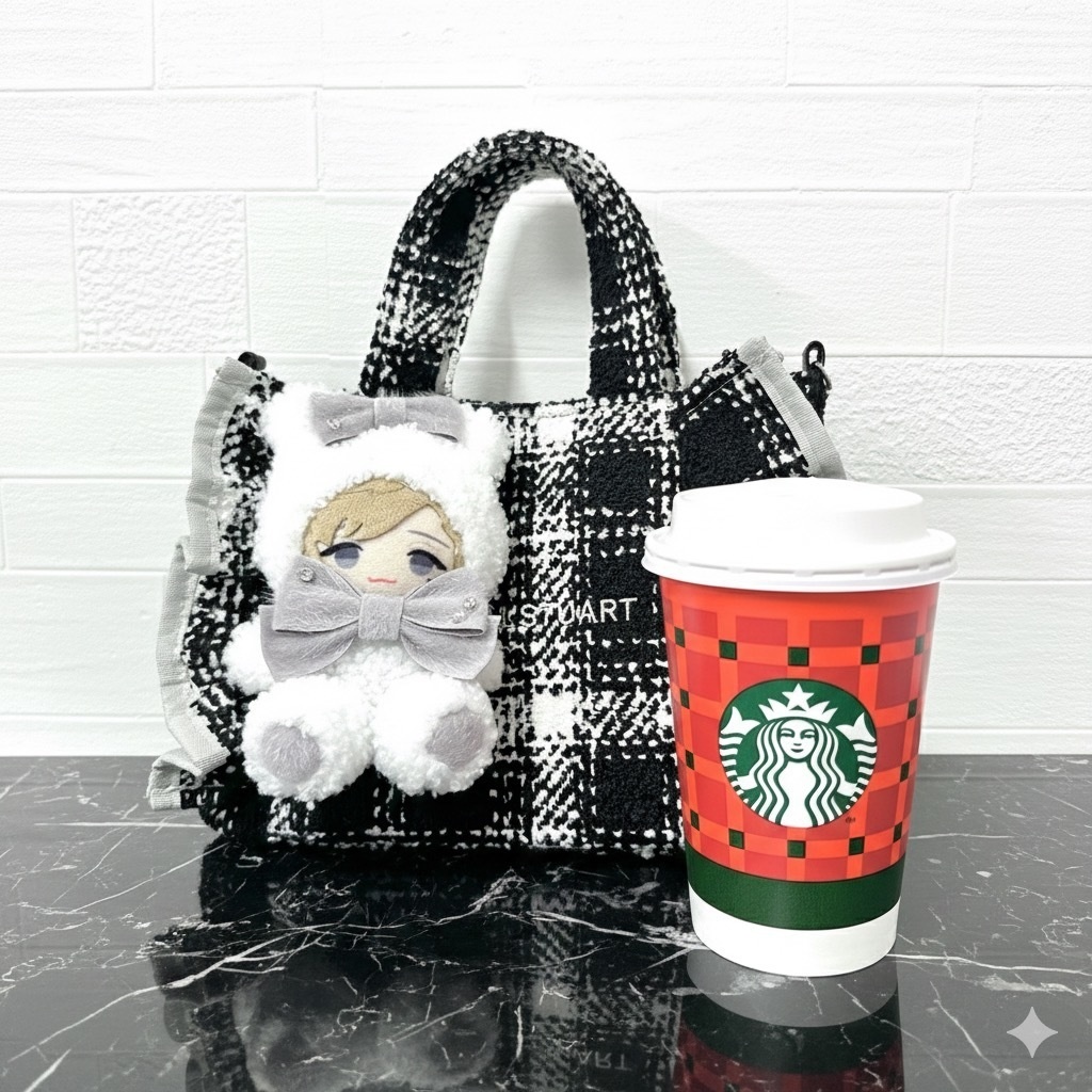 マスコットキーホルダー ぬい服 くま