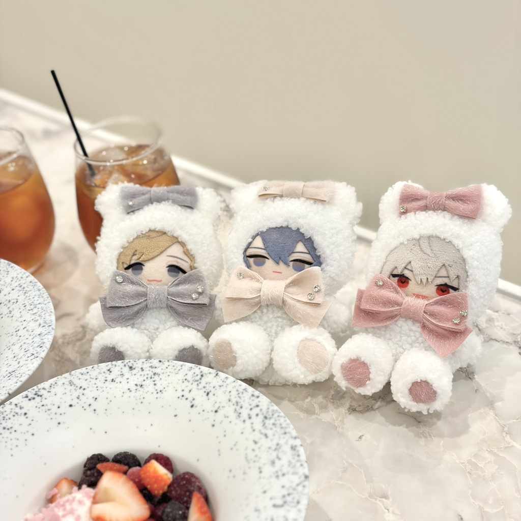 マスコットキーホルダー ぬい服 くま