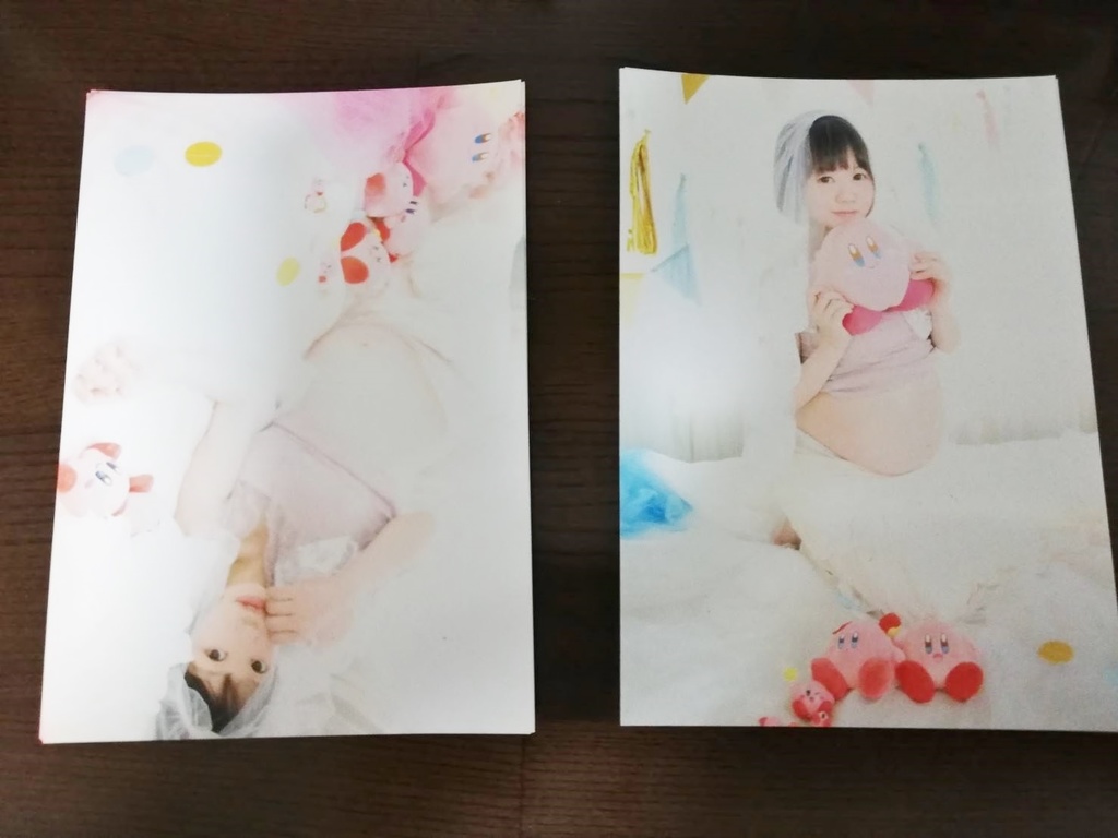 ブロマイド２枚セット　マタニティフォト タイプA