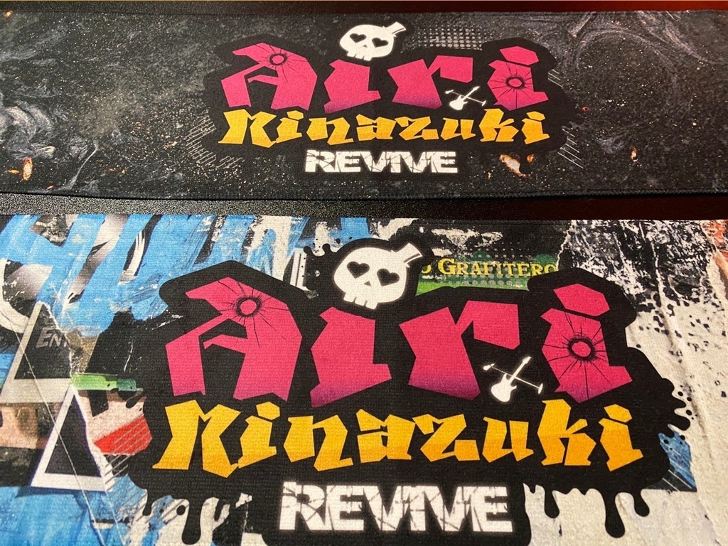 復帰記念デザイン缶バッジ＆マフラータオル