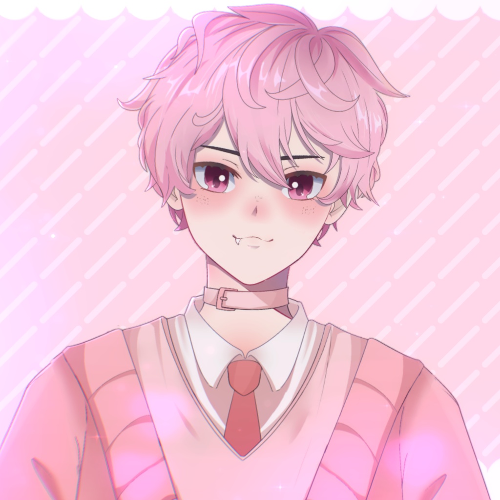VTUBER Strawberry boy - Handmade cuteness