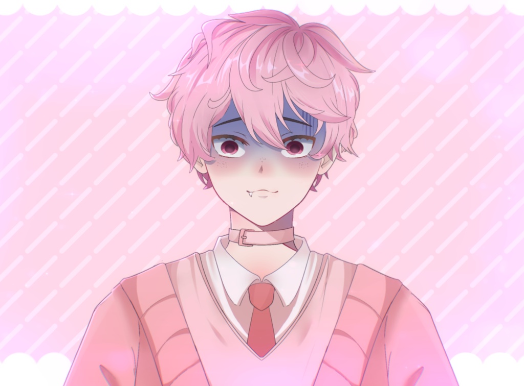VTUBER Strawberry boy - Handmade cuteness