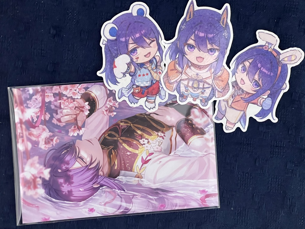 【グッズ】ポストカード・ダイカットシールセット