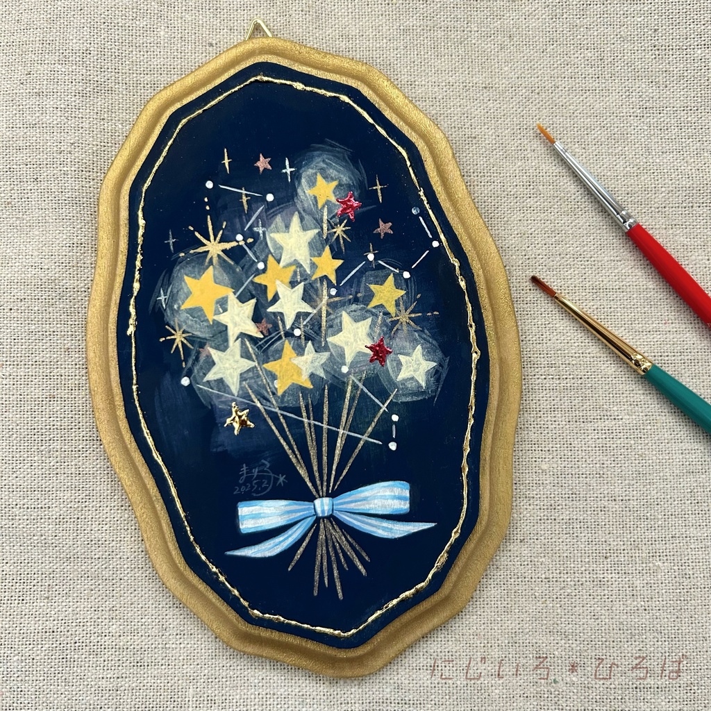 木版原画「Ster bouquet」