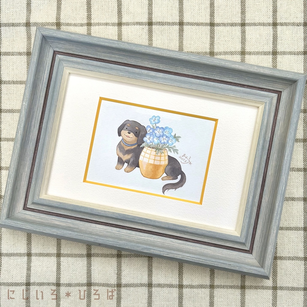 額装原画「ぼくのお気に入り」