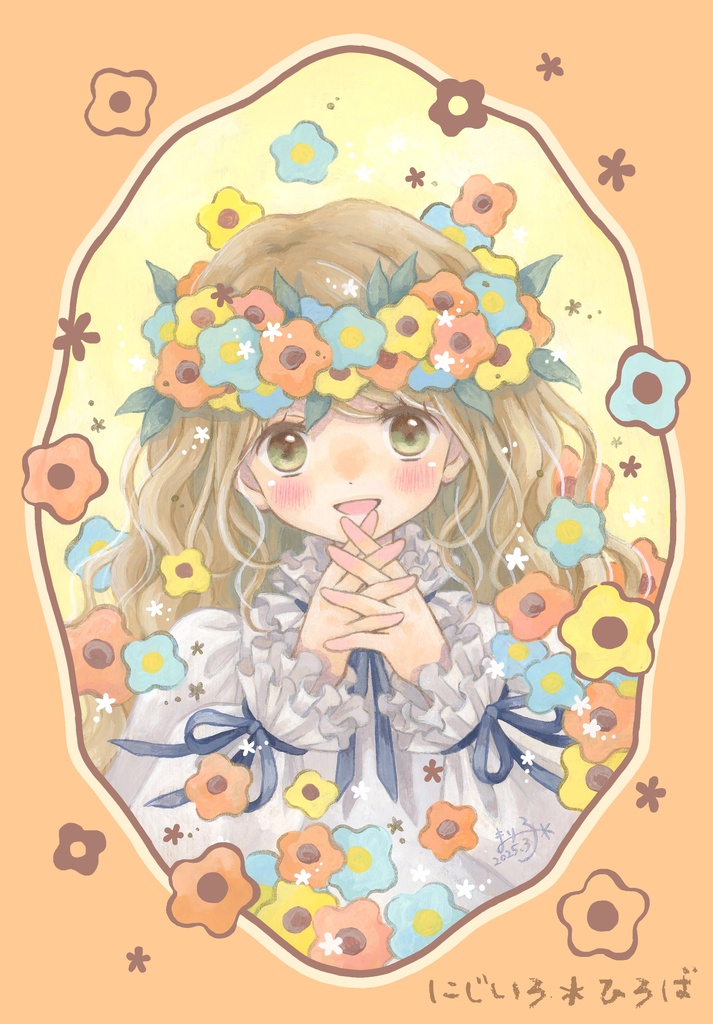 箔ポストカード「Bloom」