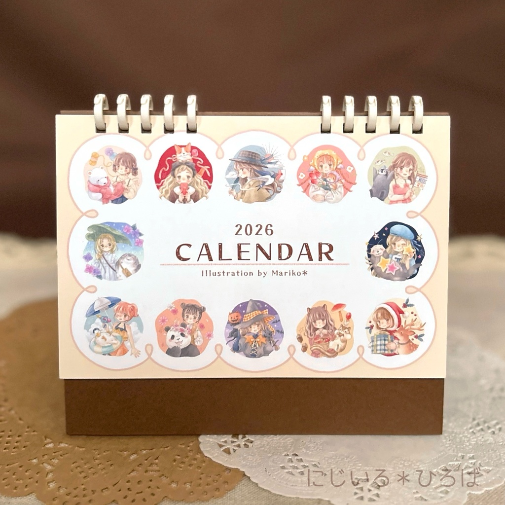 2026年卓上カレンダー