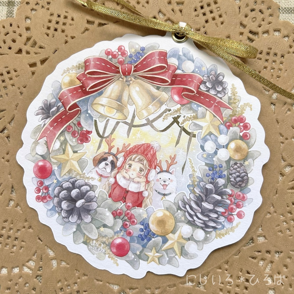 額装原画「Xmasの魔法」