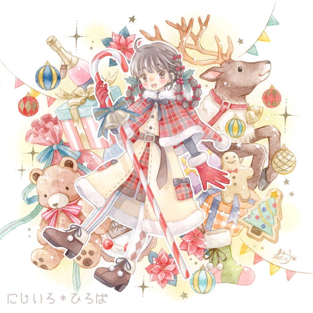 額装原画「Xmasの魔法」