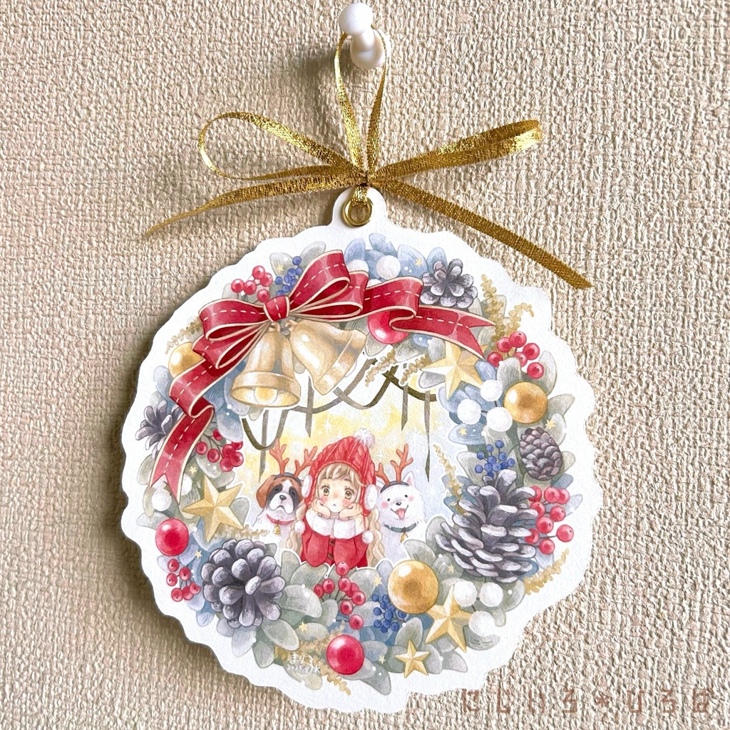 [NEW]オーナメント風ダイカットカード