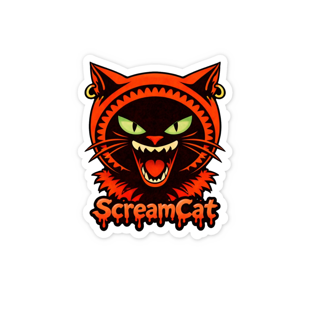 Scream Face - ScreamCat -