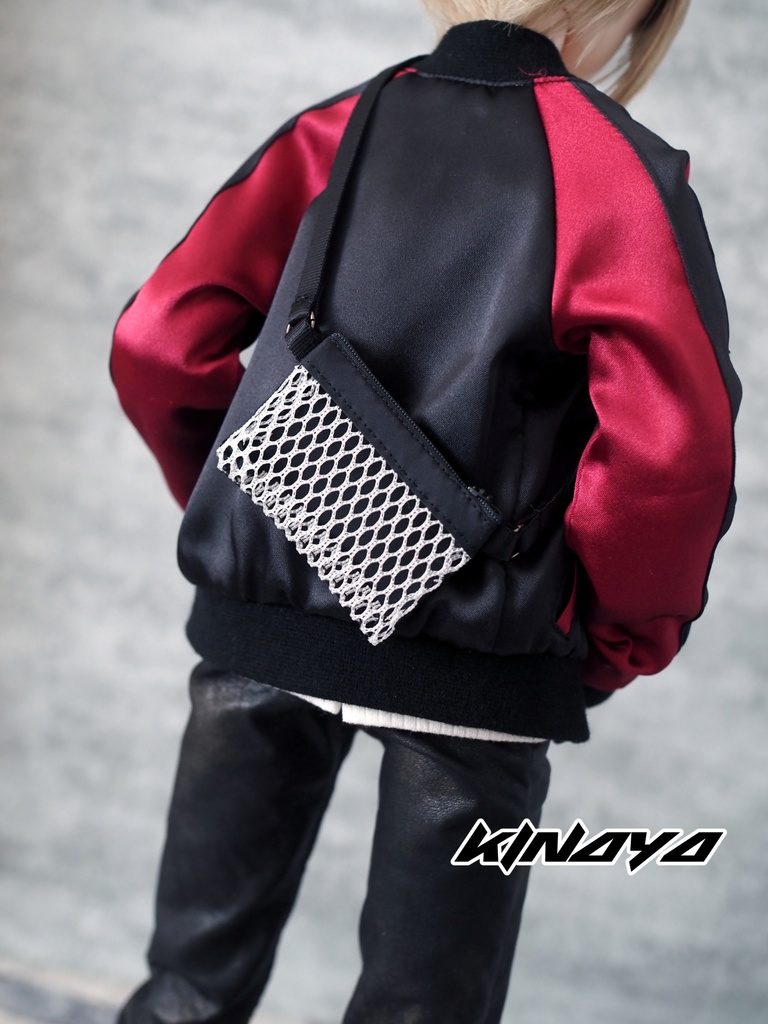 【ドール用バッグ】メッシュサコッシュ