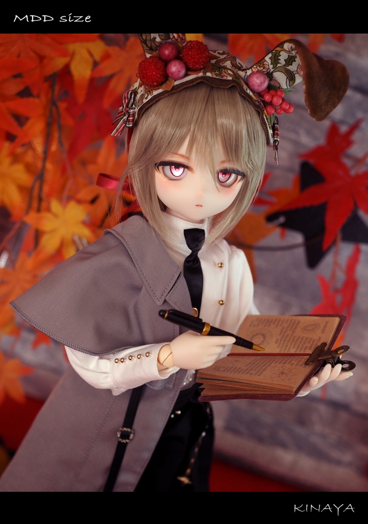 【ドール用】革ノートセット