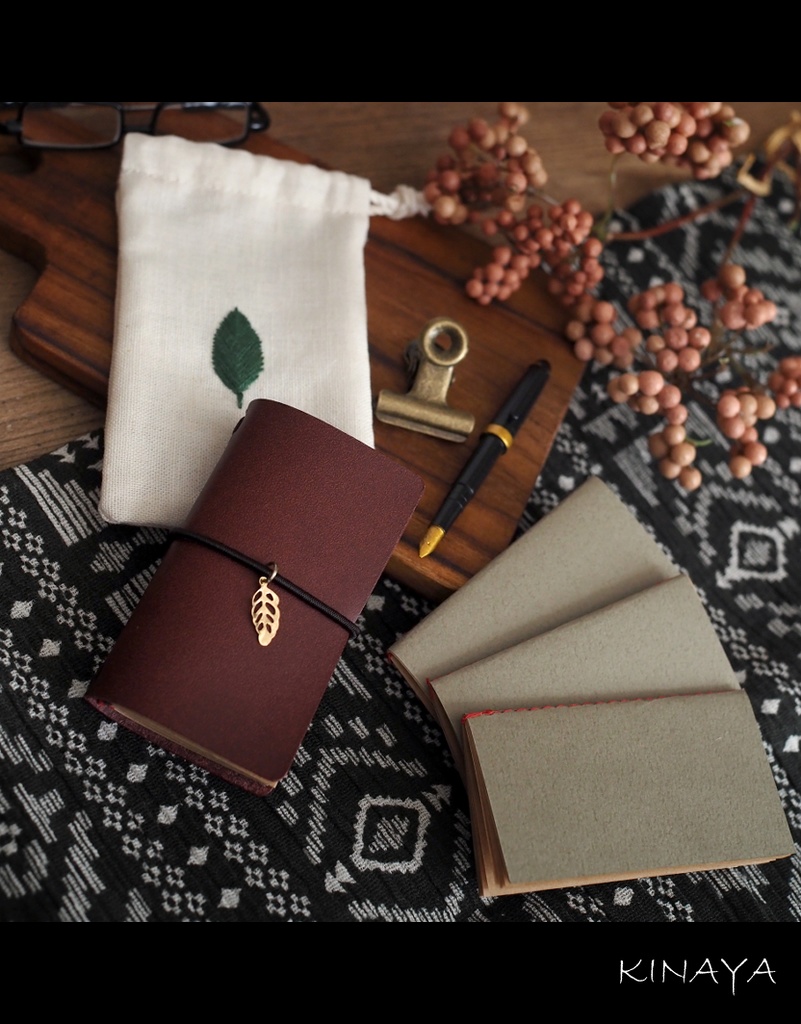 【ドール用】革ノートセット