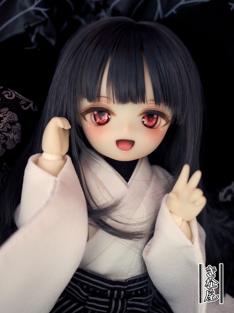 1/6スケールTinyFox C-04カスタムヘッド(白巧)+アイ②