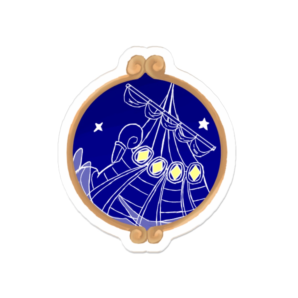 【そらまど外伝】欧州宇宙探検隊紋章・アクリルバッジ