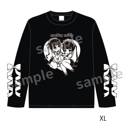 メルティミルク ロンT / black ver.