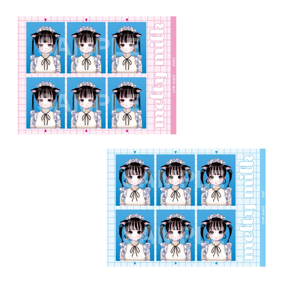 証明写真風シール