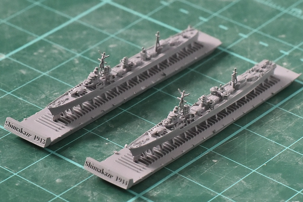 1/3000 島風 竣工時+最終時 2隻セット【改1】