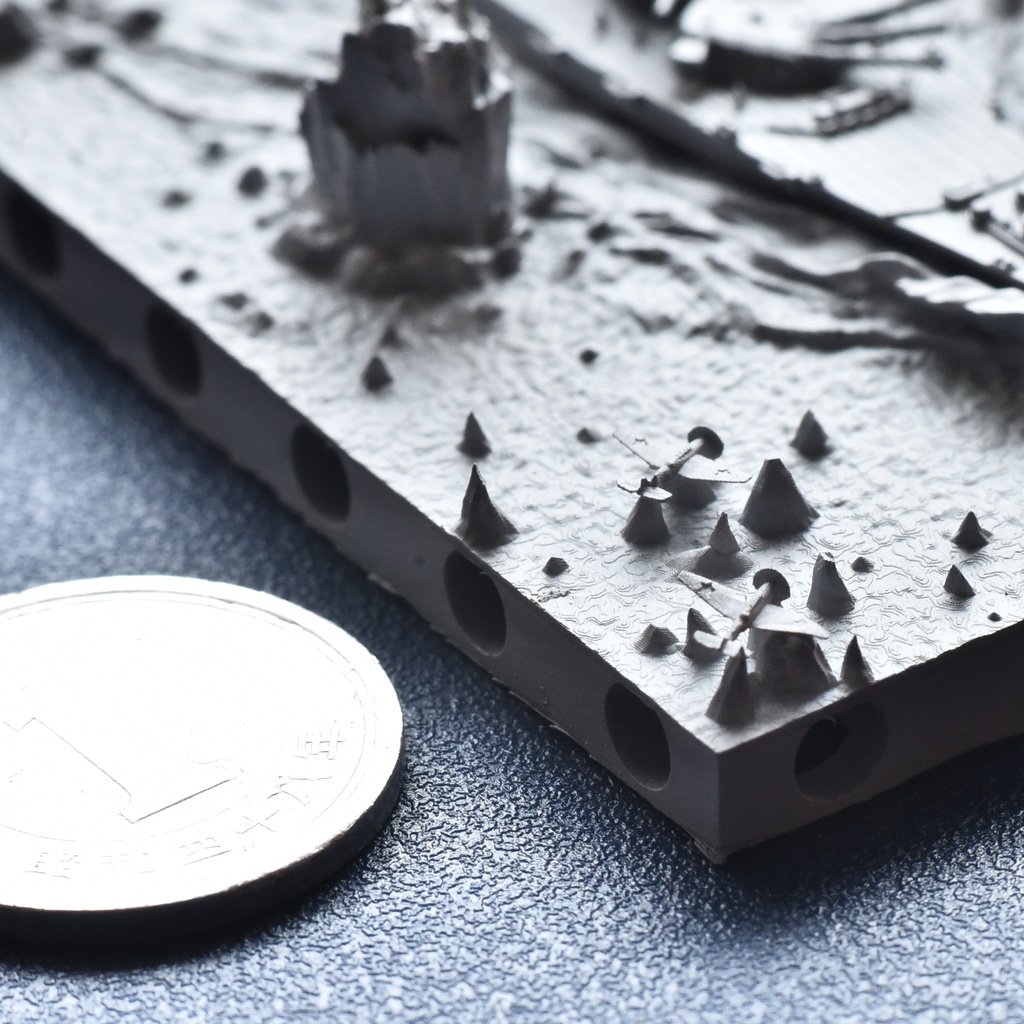 モノブロックジオラマ 1/3000武蔵