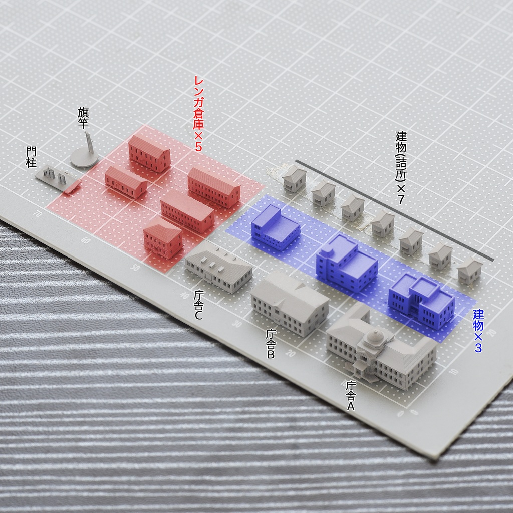 1/3000工廠 鎮守府セット
