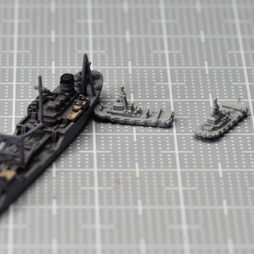 1/3000・1/2000 タグボート4隻セット(現用 or 大戦時)