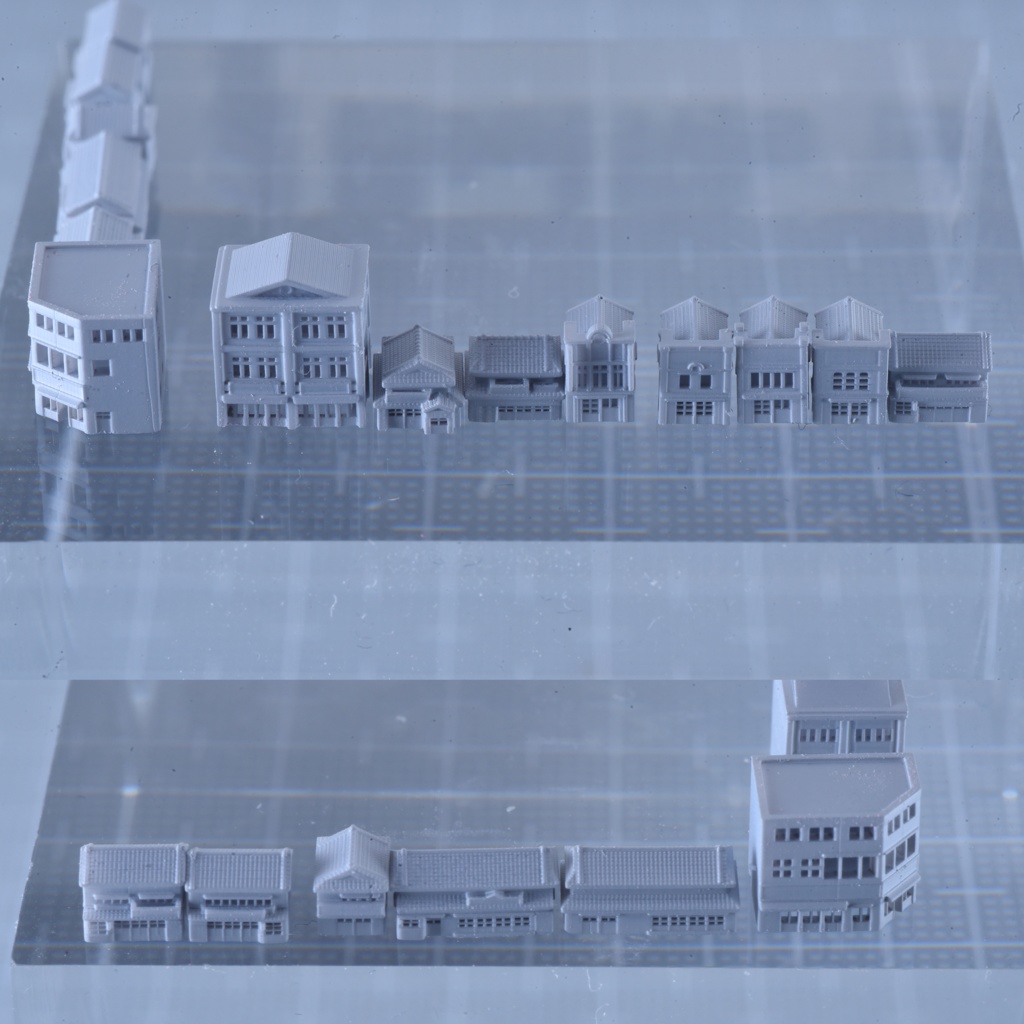 1/3000・1/2000 商店街1 - 動く背景 - BOOTH