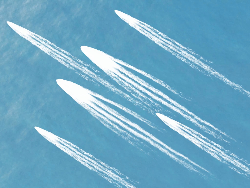 動く背景/海 タブレット用001「陣形No.1」