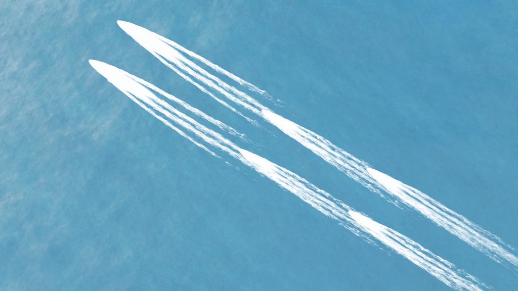 動く背景/海 タブレット用005「陣形No.5」