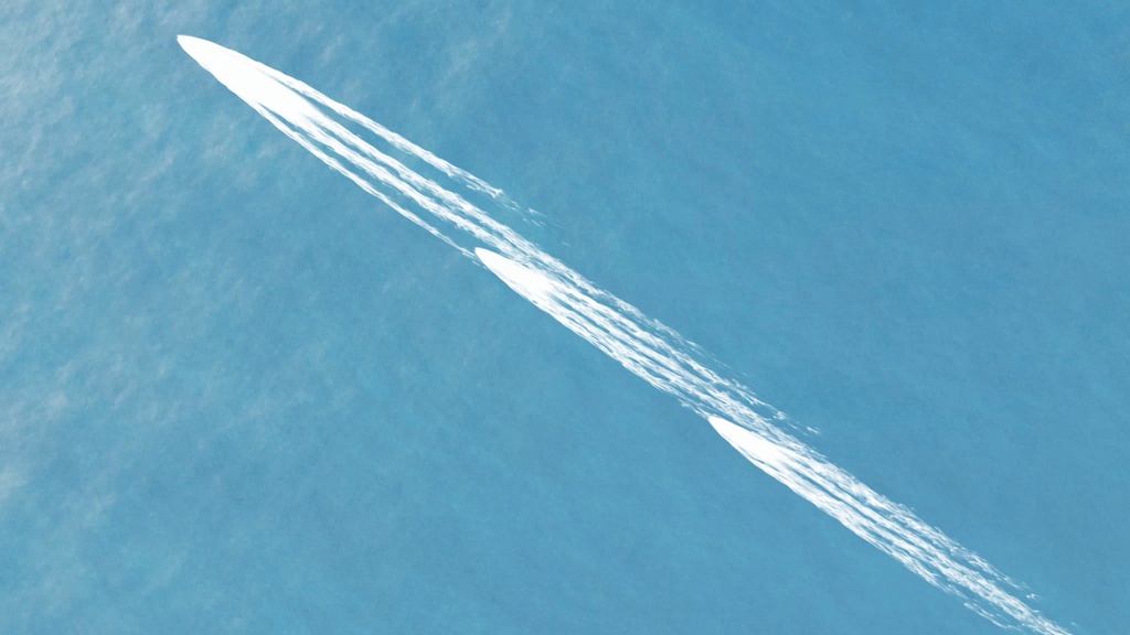 動く背景/海 タブレット用008「陣形No.8」