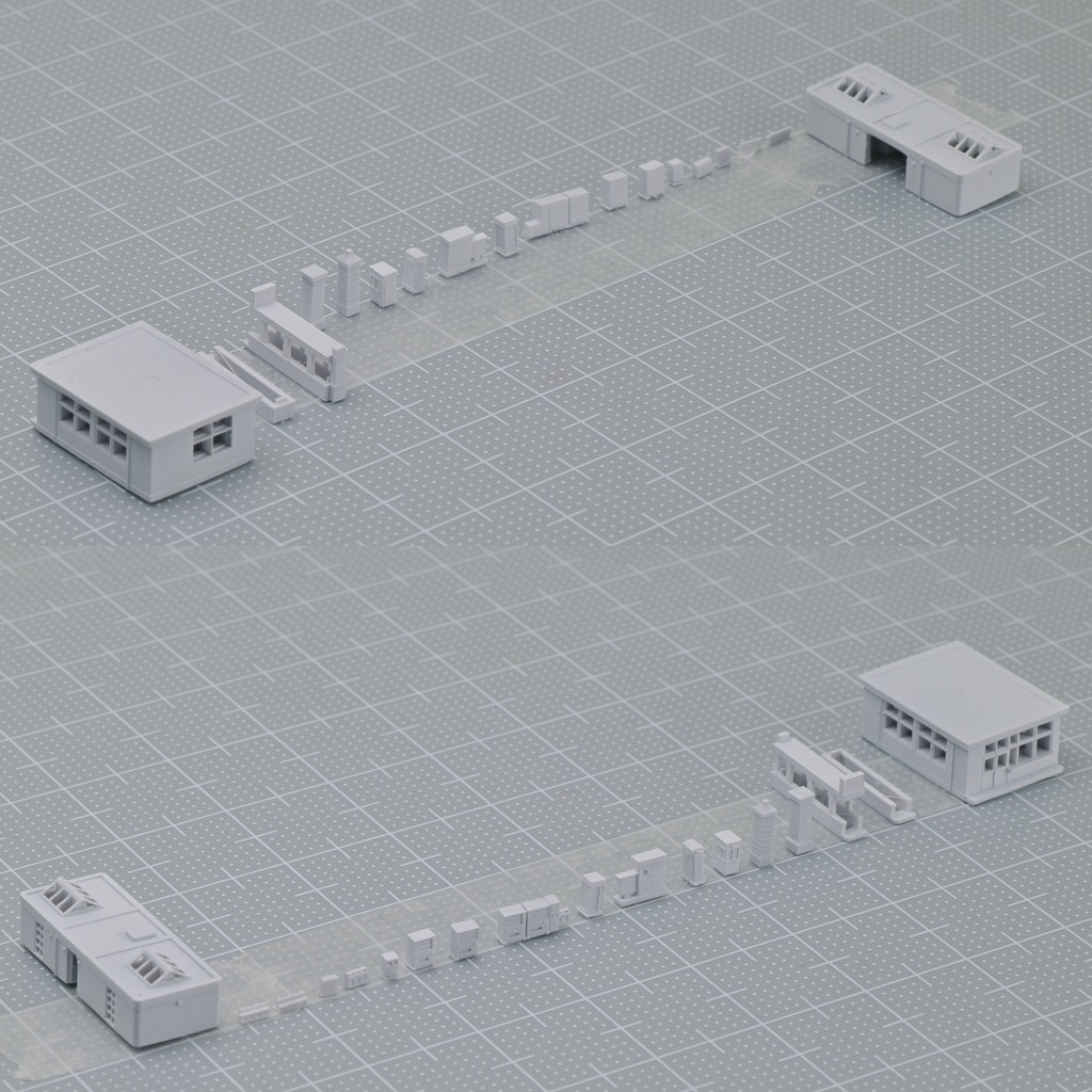 1/700 現代野外情景セット1